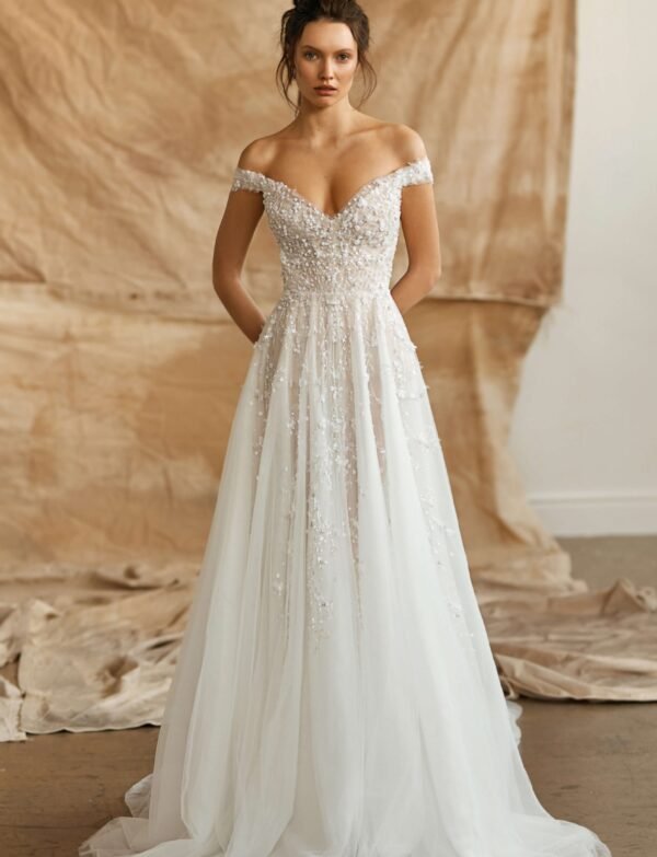 Plus Size Sequin Evening Dress with Side Split